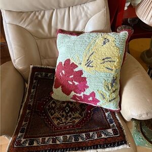 Floral Accent Pillow - Multicolor